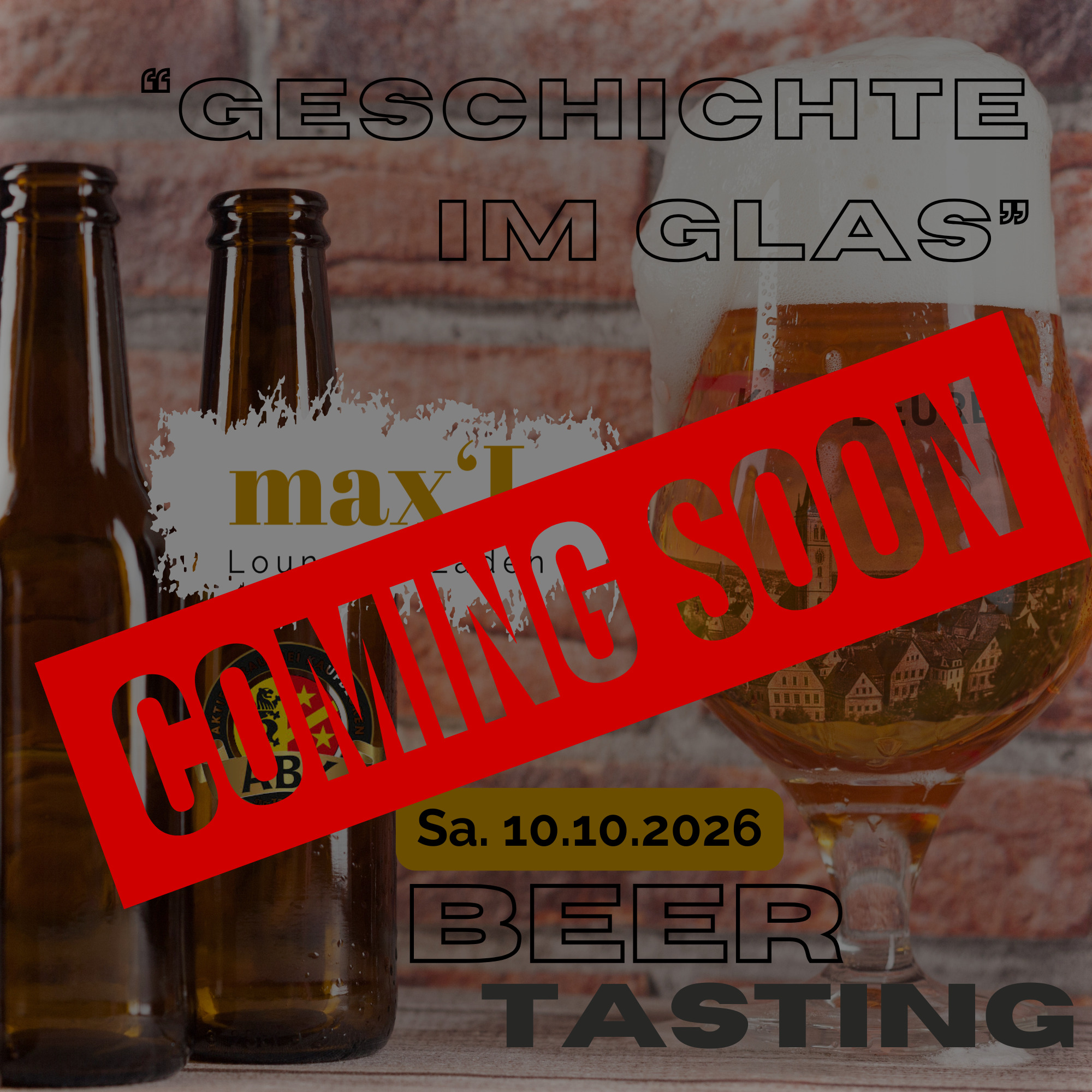 Biertasting Geschichte Im Glas Coming Soon